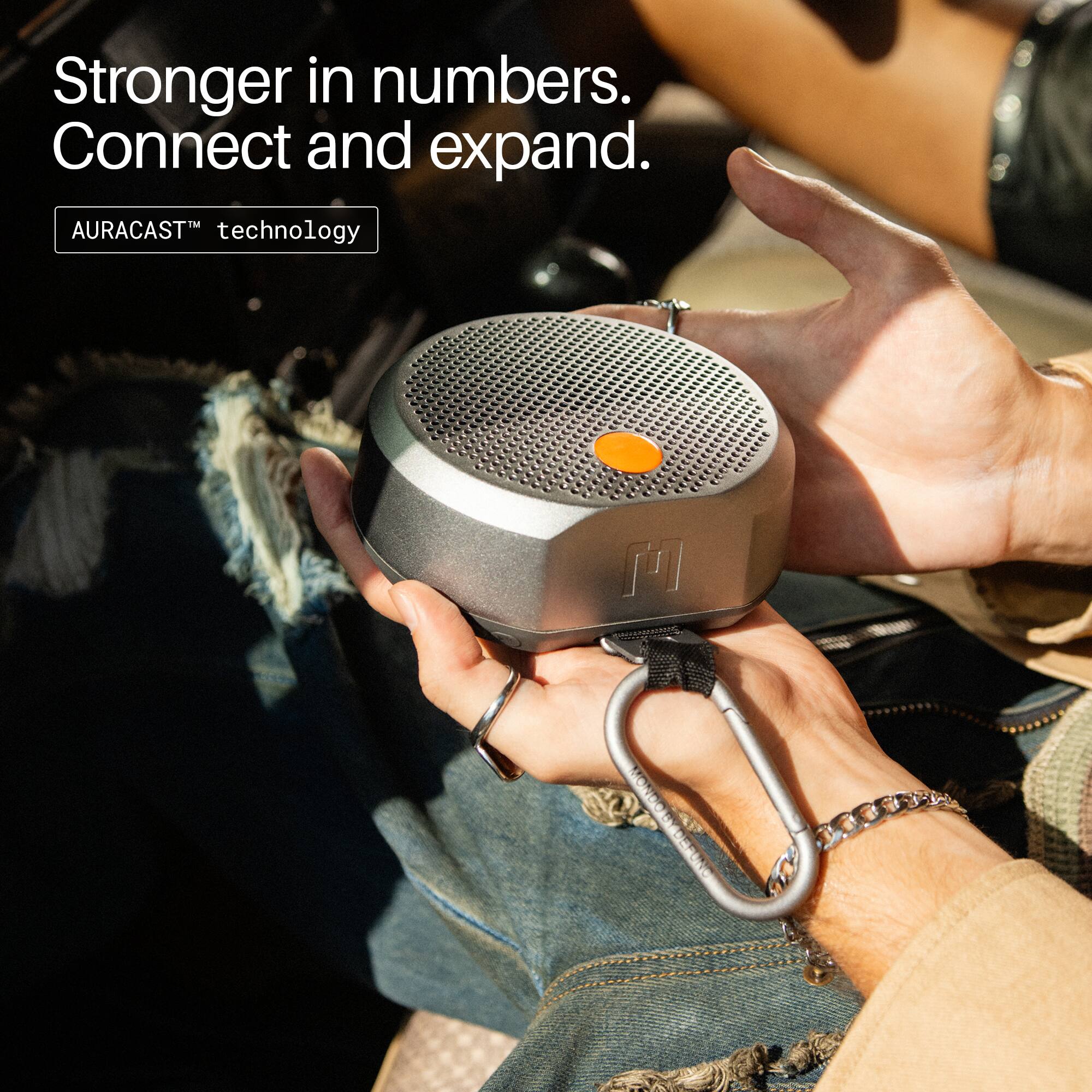 Stronger in numbers.  
Connect and expand.  
AURACAST™ technology