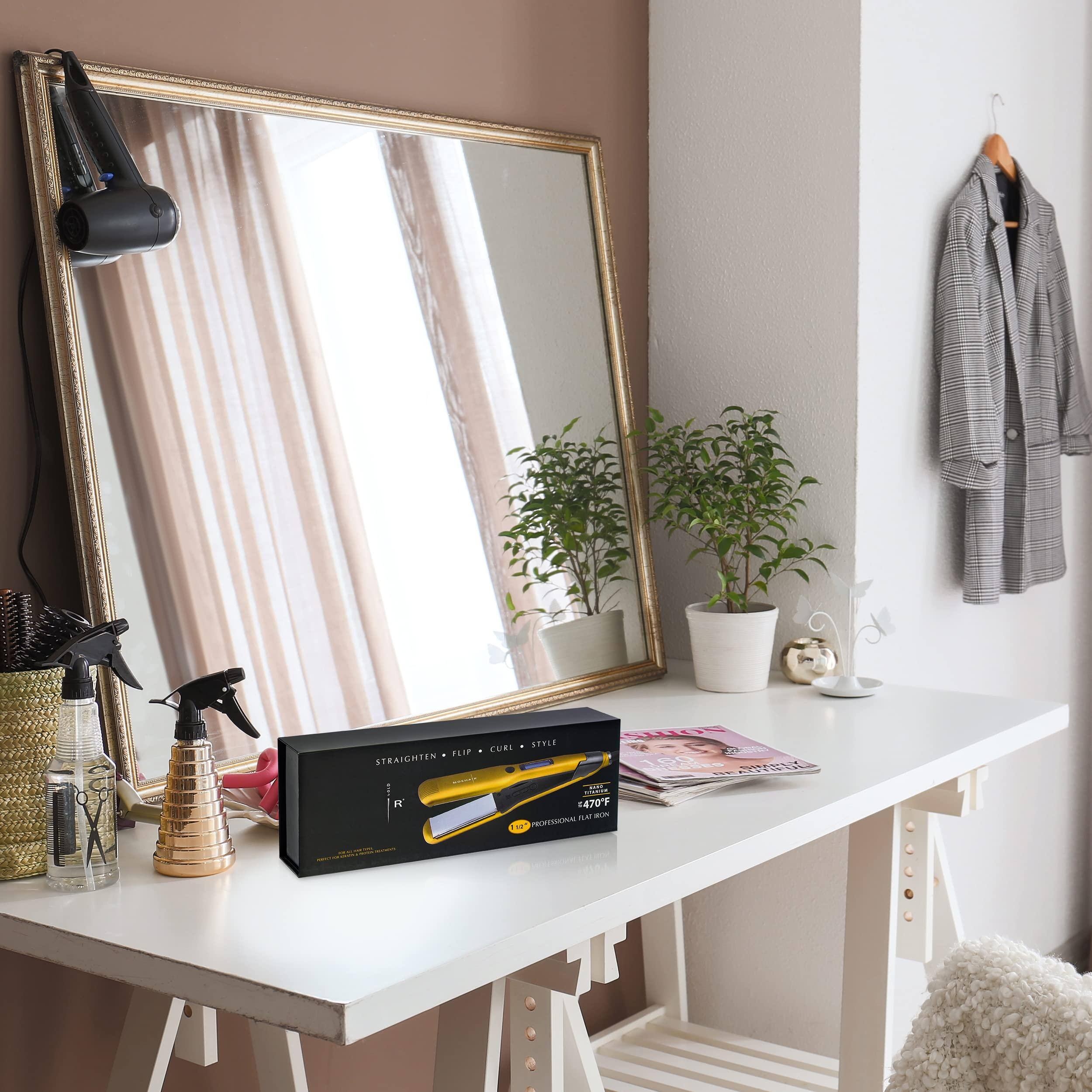 A CURL STYLE 9-1 FLIP P STRAIGHTEN PAIR - E R 470F AN - w RDUA

STRAIGHTEN • FLIP • CURL • STYLE

470°F

PROFESSIONAL HAIR STYLER