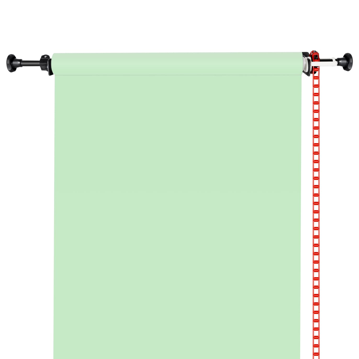 Left. Neewer - Single Roller Wall Mount Manual Background Support System, 22lb Load Capacity.