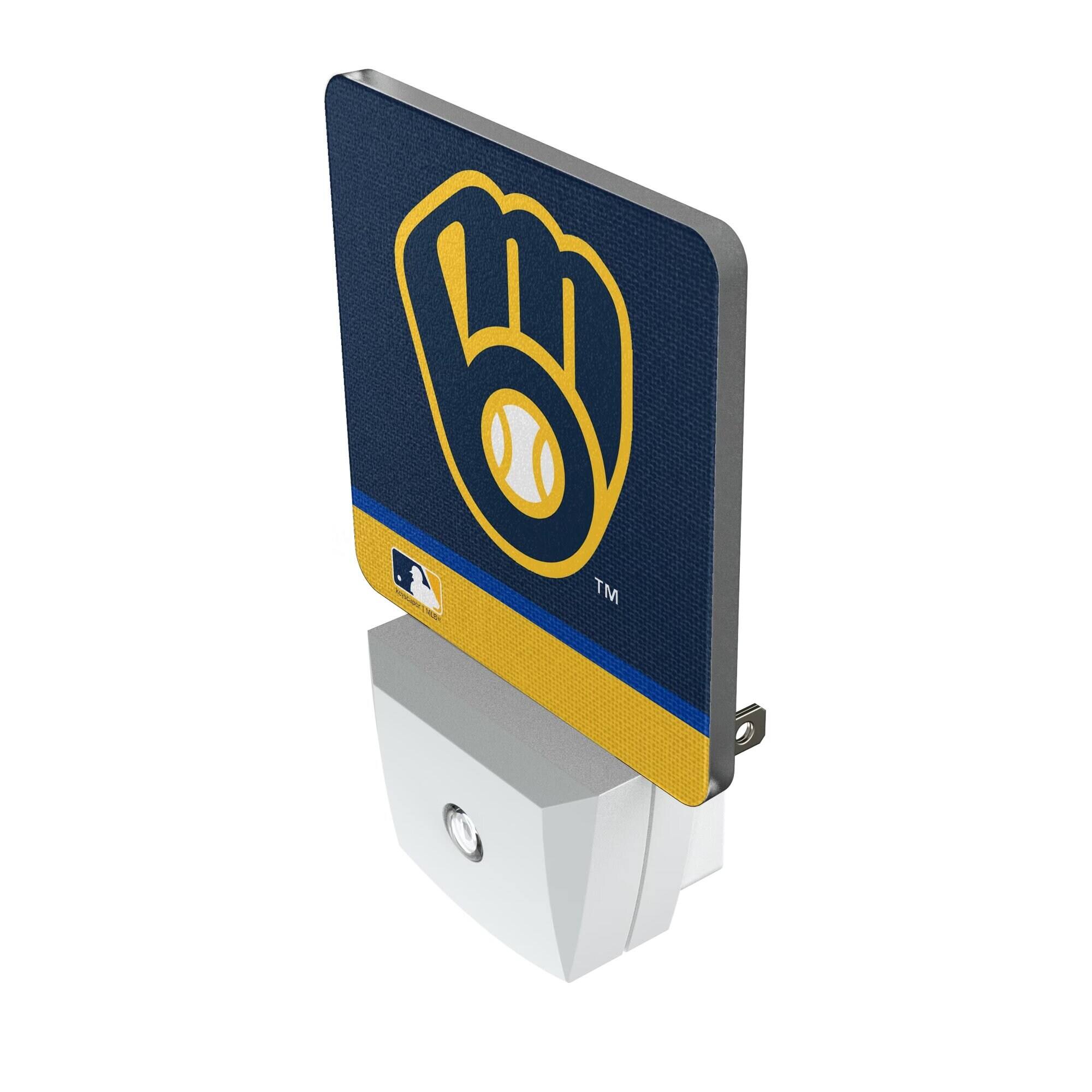 Alt View 1. Keyscaper - Stripe Design Nightlight 2-Pack - Multicolor.