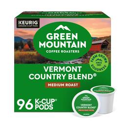 Green Mountain - Vermont Country Blend Coffee Keurig® K-Cup® Pods, Medium Roast, 96/Carton (GMT6602CT)