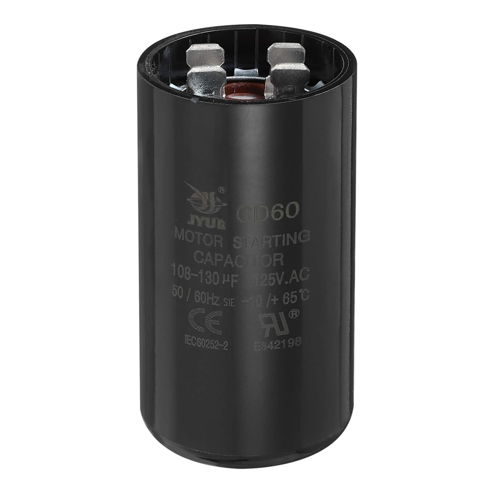 Unique Bargains - CD60 Capacitor 108-130 Mfd, 125 VAC Run Motor Start Capacitor for Electric Fan/Well Pump price history on PriceWatchPro