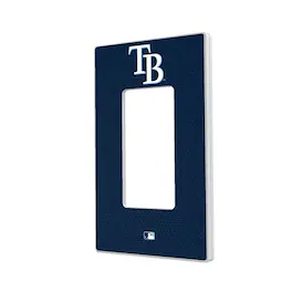 Keyscaper - Tampa Bay Rays Solid Single Rocker Light Switch Plate - Multicolor