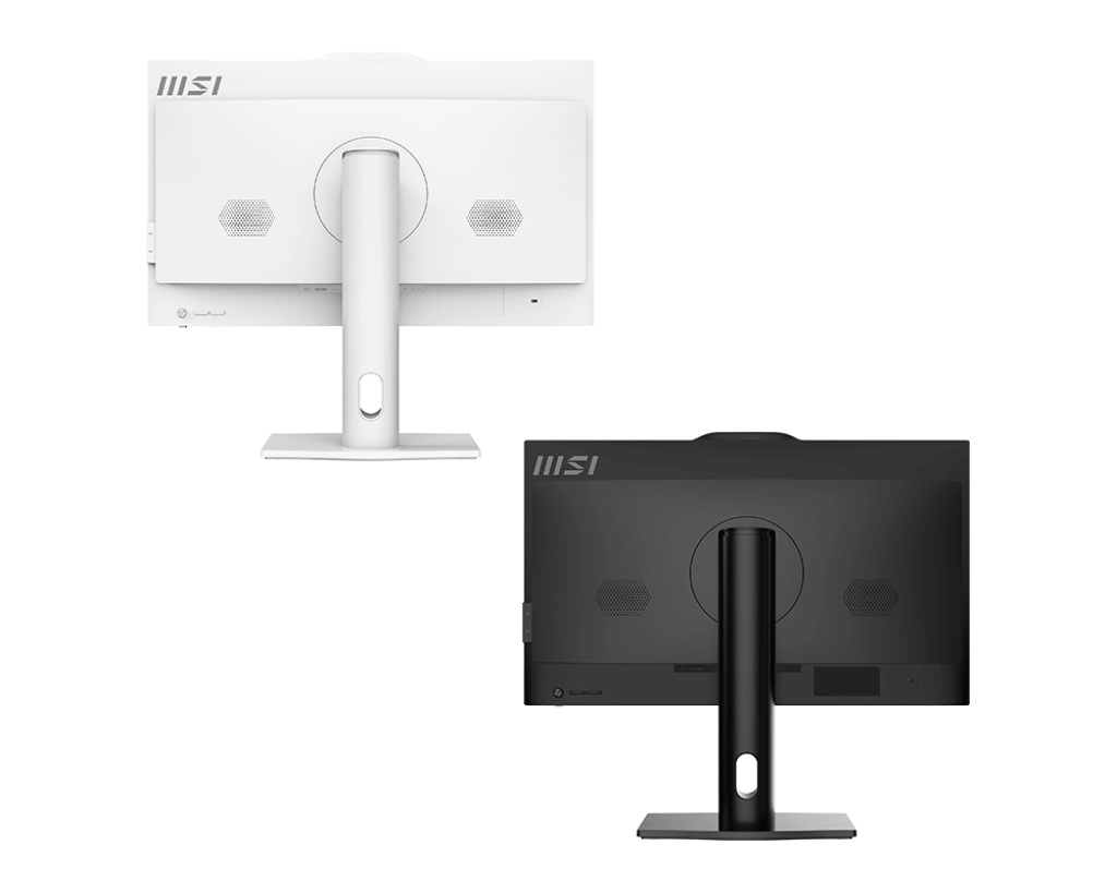 The text on the image is:

- "IIIISI" (appears twice, once on the white monitor and once on the black monitor)