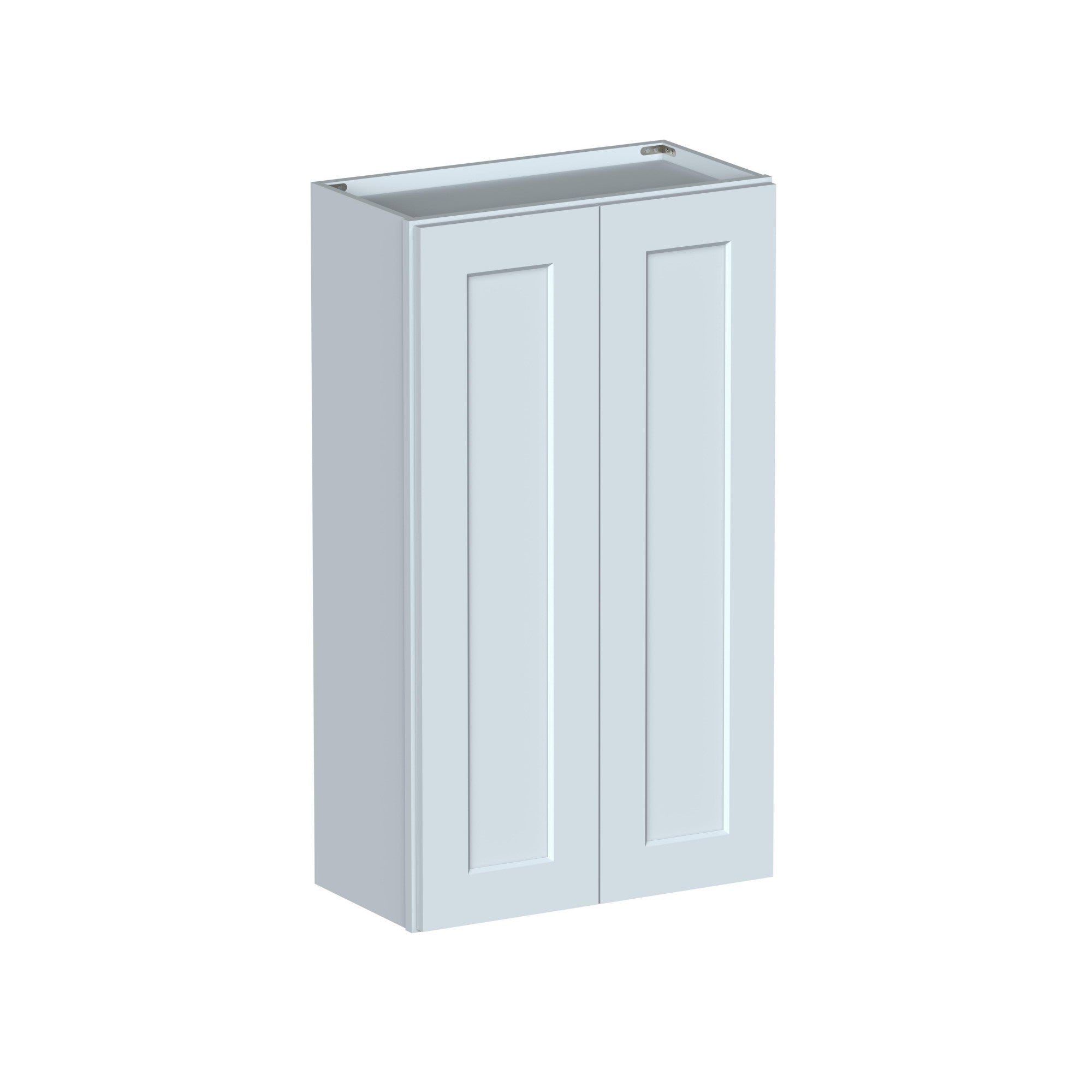 Alt View 1. Boyel Living - 24in.W x12in.D x42in.H Dove Gray WALL CABINET Fully assembled Cabinet With Two HDF Doors - Gray.