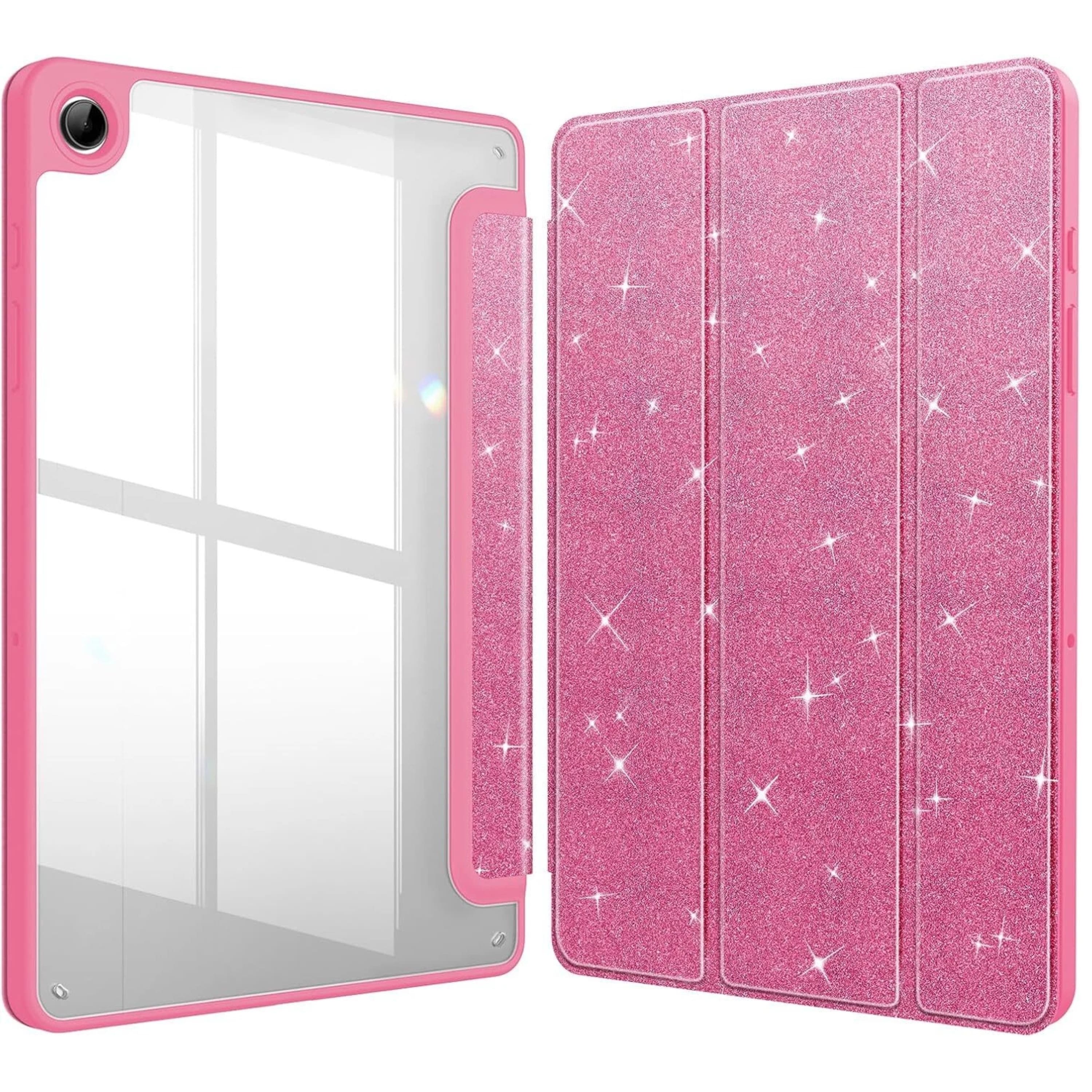 Kitcheniva - Protective Cover For Samsung Galaxy Tab A9 Plus 11 Inch Rasberry Glitter - raspberry glitter