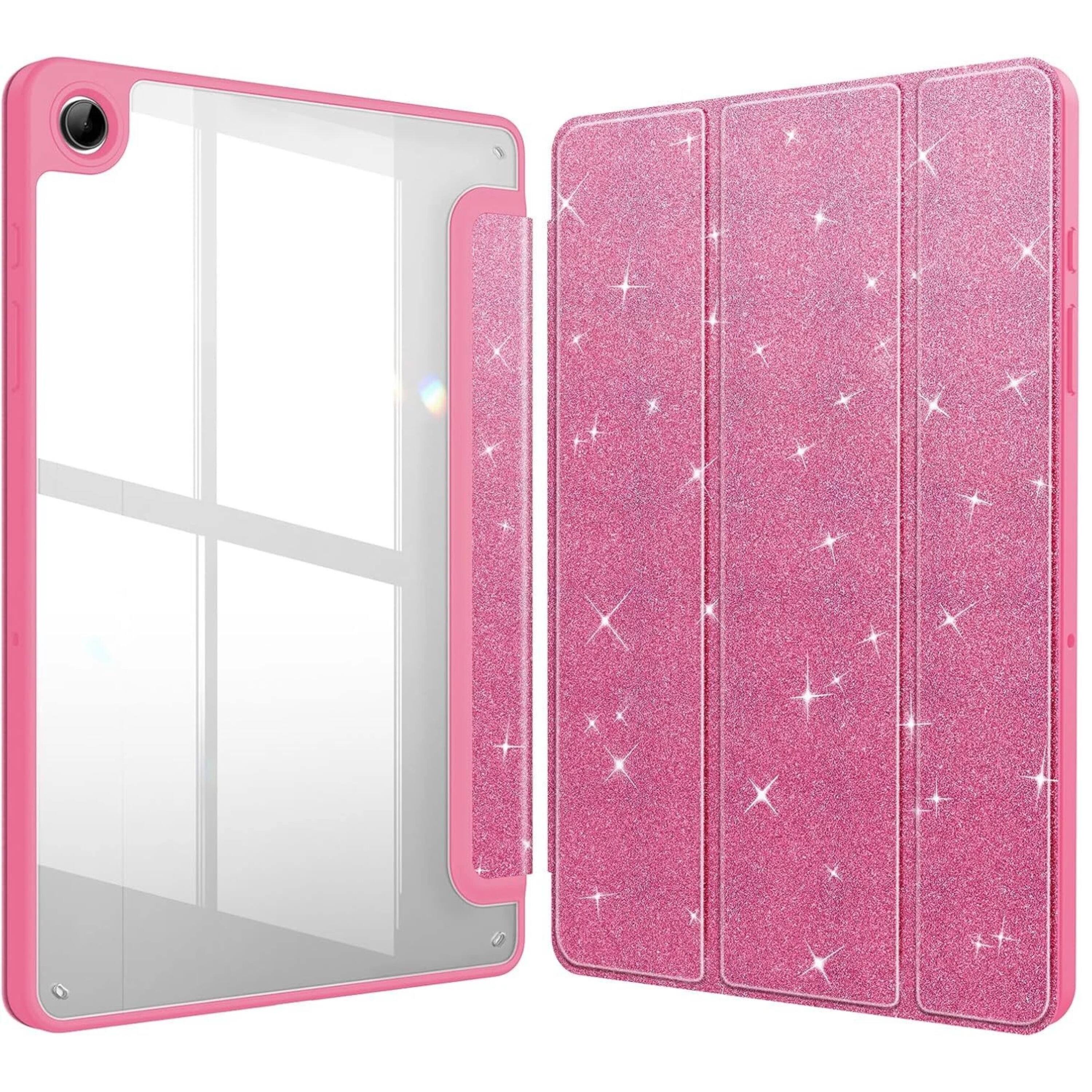 Kitcheniva - Protective Cover For Samsung Galaxy Tab A9 Plus 11 Inch Rasberry Glitter - raspberry glitter
