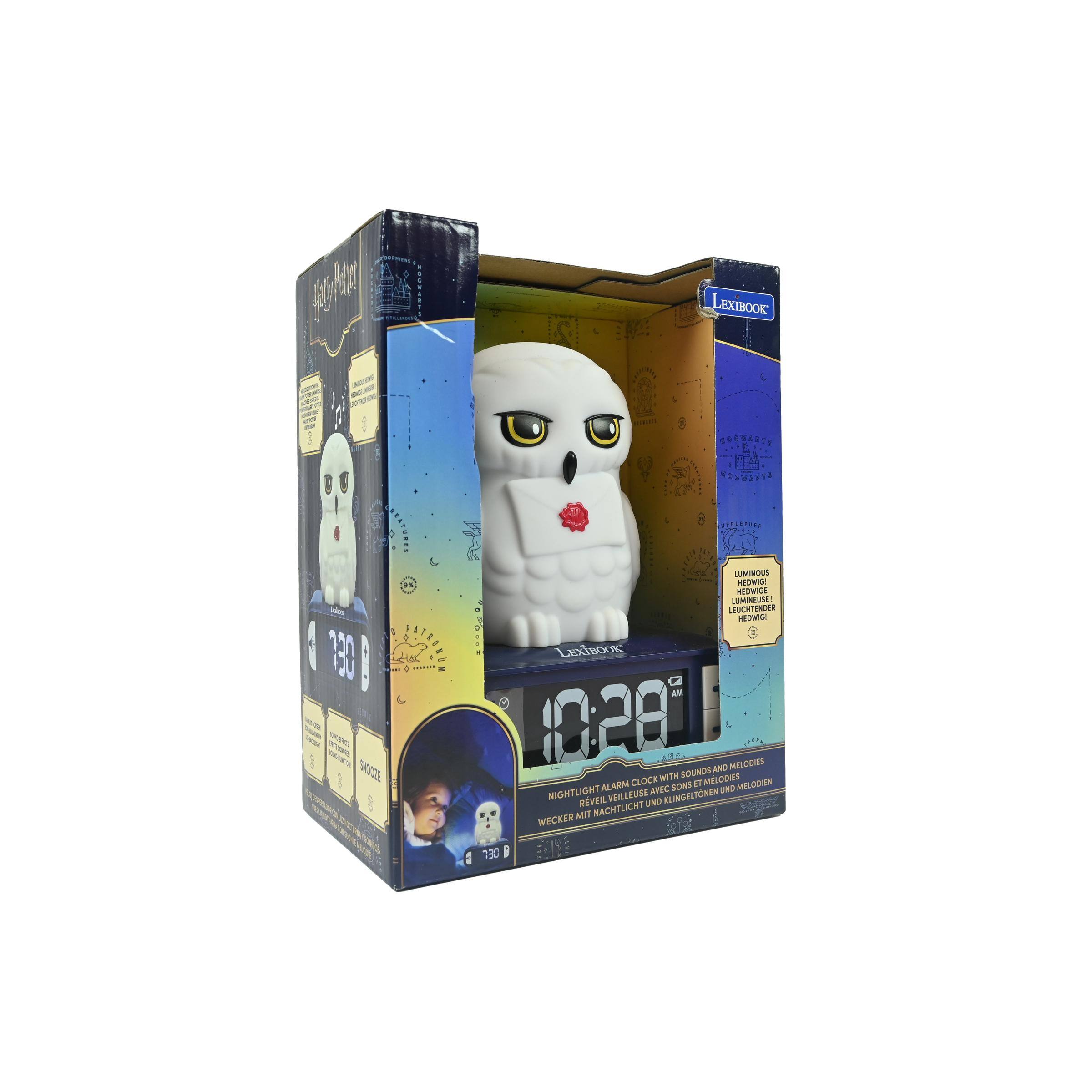 LEXIBOOK  
MODVENTS  
MOOVISTO  
350  
I  
LUMINOUS KEDWING! HEDWIGE LUMINEUSE! LEUCHTENDER HEDWIG! LEXIBOOK AM 1028 SOUNDS AND MELODIES CLOCK WITH SOUNDS AND MELODIES NIGHTLIGHT ALARM AVEC SONS UND MELOCIEN RVEIL VEILLEUSE UND KLINGELTONEN WECKER MIT NACHTLICHT