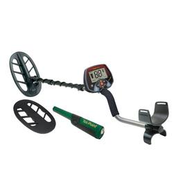 Teknetics - Euro-Tek Pro Metal Detector with Pinpointer, DD Searchcoil, and Cover