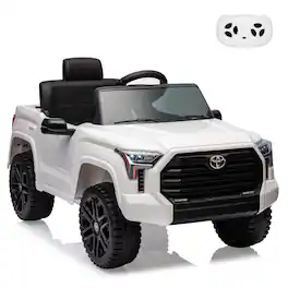 GARVEE - Licensed Toyota Tundra 12V Kids Electric Truck | Parent Remote Control, 3 Speeds, Spring Suspension & LED Headlights