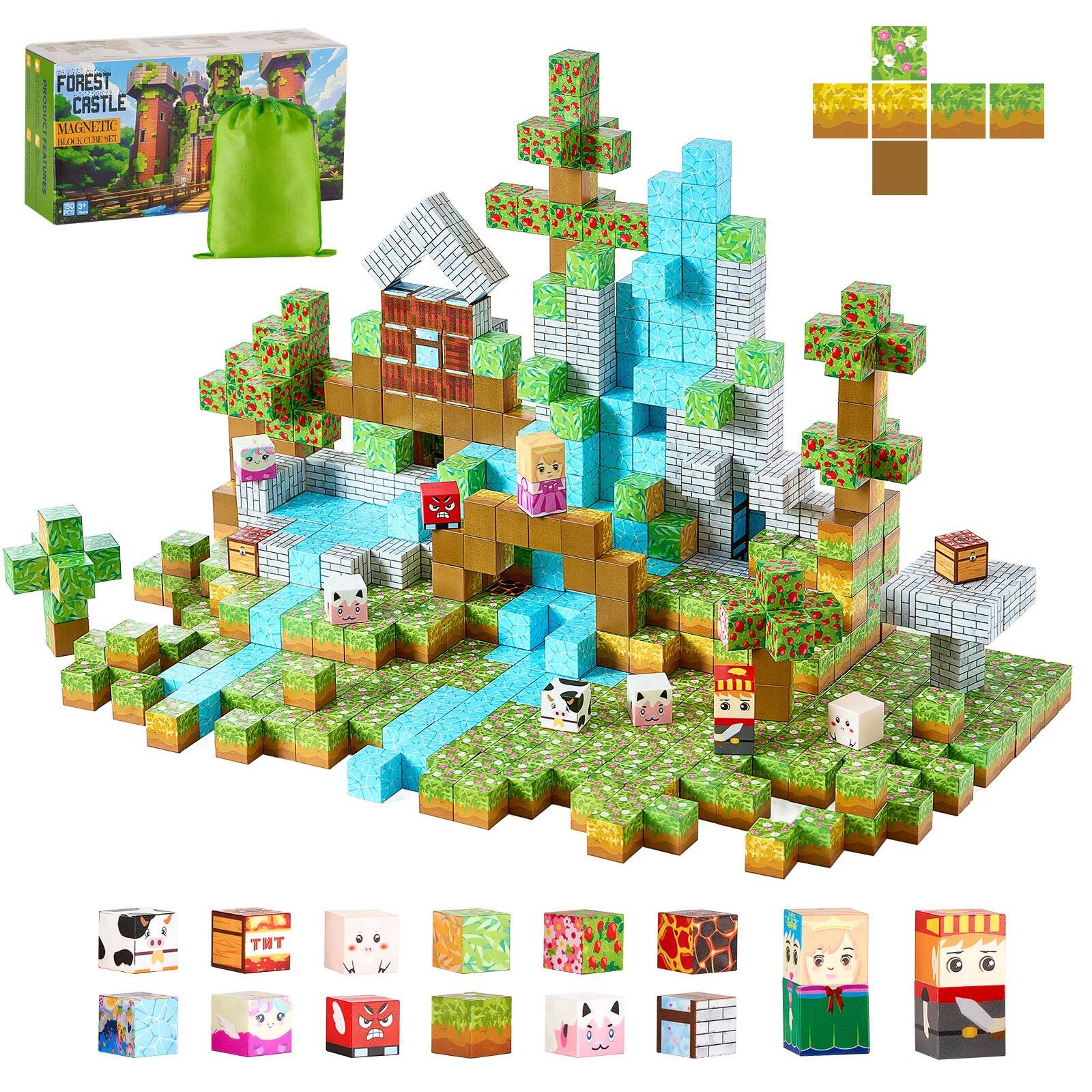 FOREST CASTLE  
MAGNETIC  
BUILDING SET