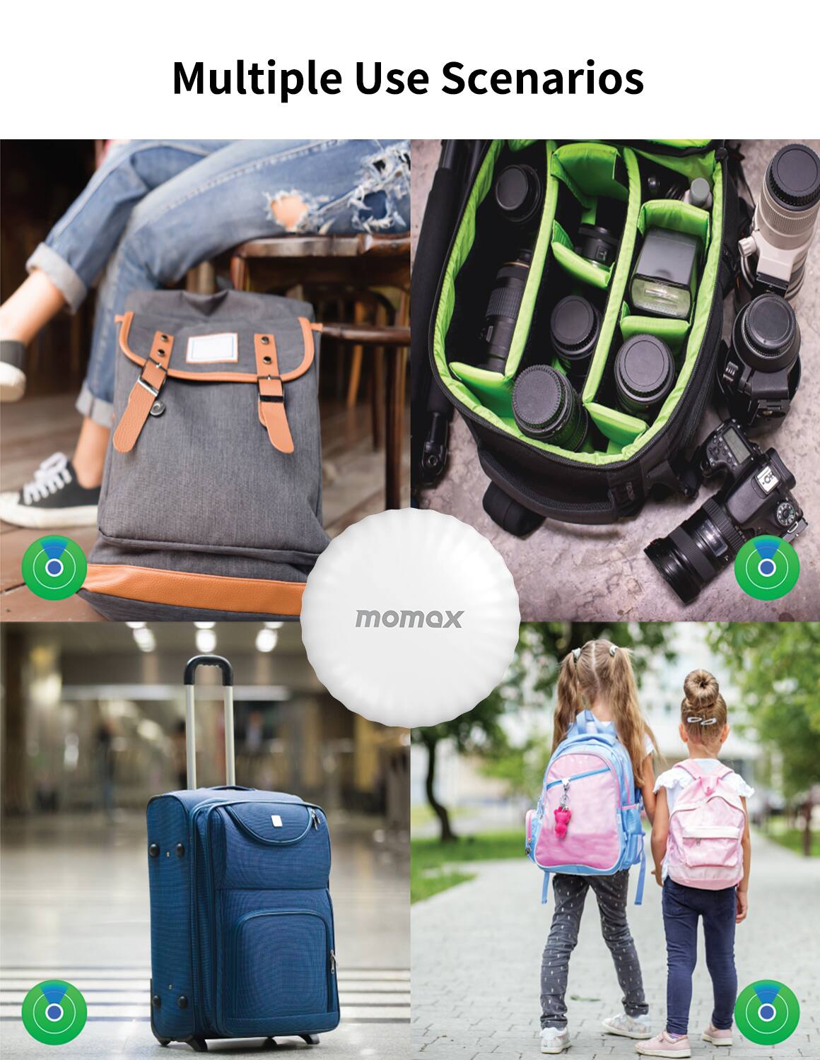 Multiple Use Scenarios

momax