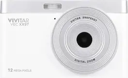 Vivitar - Full HD 1080P Point and Shoot Digital Camera - Silver