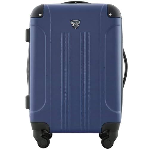 Vulpecula Spade - Chicago Hardside Expandable Spinner Luggage, 20" Carry-On - Navy Blue