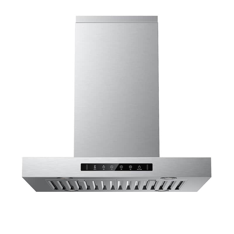 VIKIO 36 inches Convertible Island Range Hood Stainless