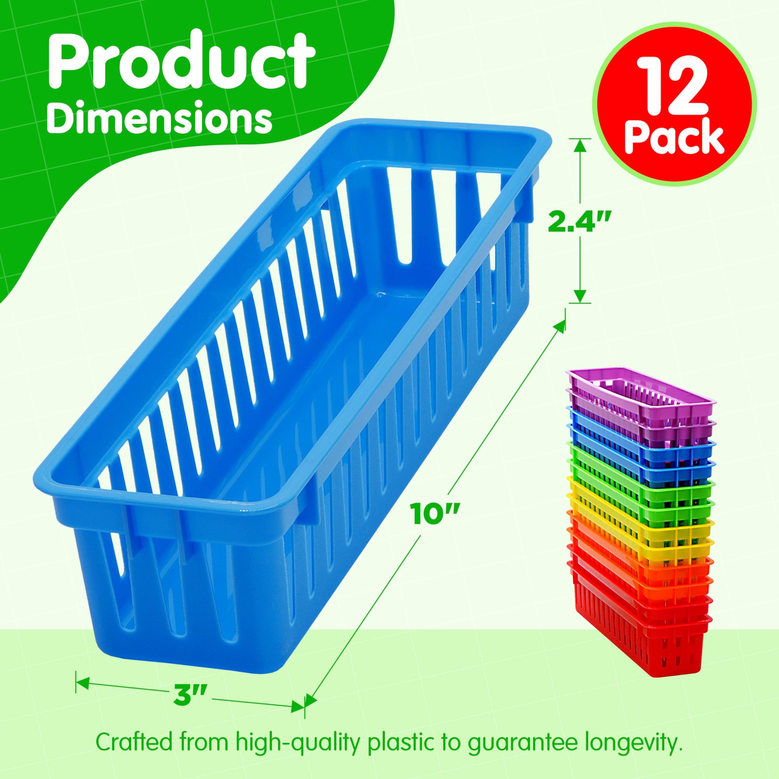 Product Dimensions  
12 Pack  
2.4" x 10" x 3"  
Crafted from high-quality plastic to guarantee longevity.