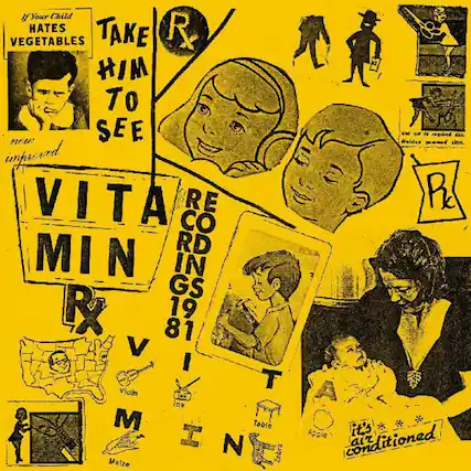 If Your Child HATES VEGETABLES
TAKE HIM TO SEE
VITAMIN RX
RECORD IN GS 1981
it's air-conditioned
- new impcard
- Violin Ink
- Maize Zebra
- Table
- Apple
- and eat required size
- Melodie quamed skin.