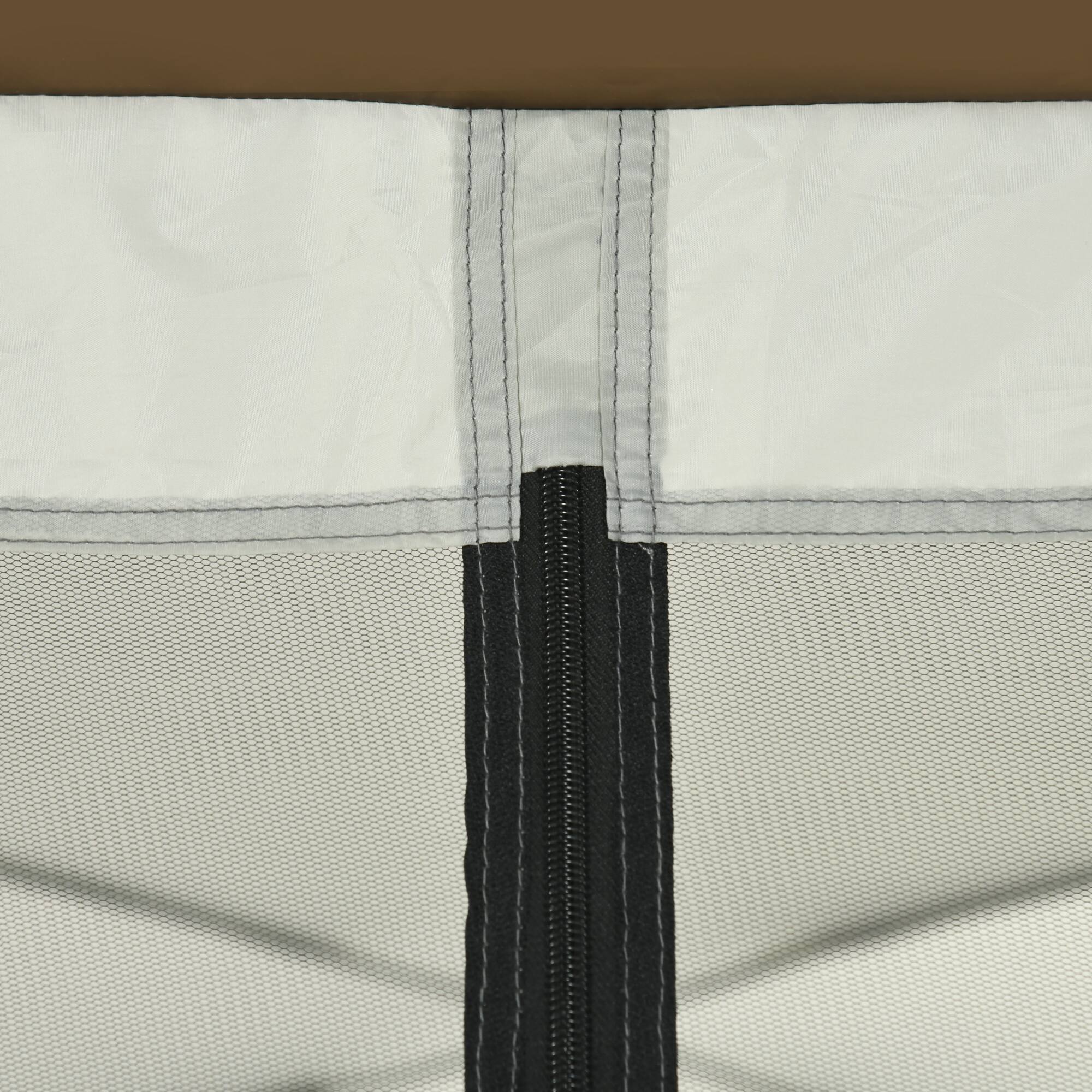 Left. Tiramisubest - 12' x 12' UV50+ Screen Tent with 2 Doors, Easy Setup for Outdoor Camping - White.