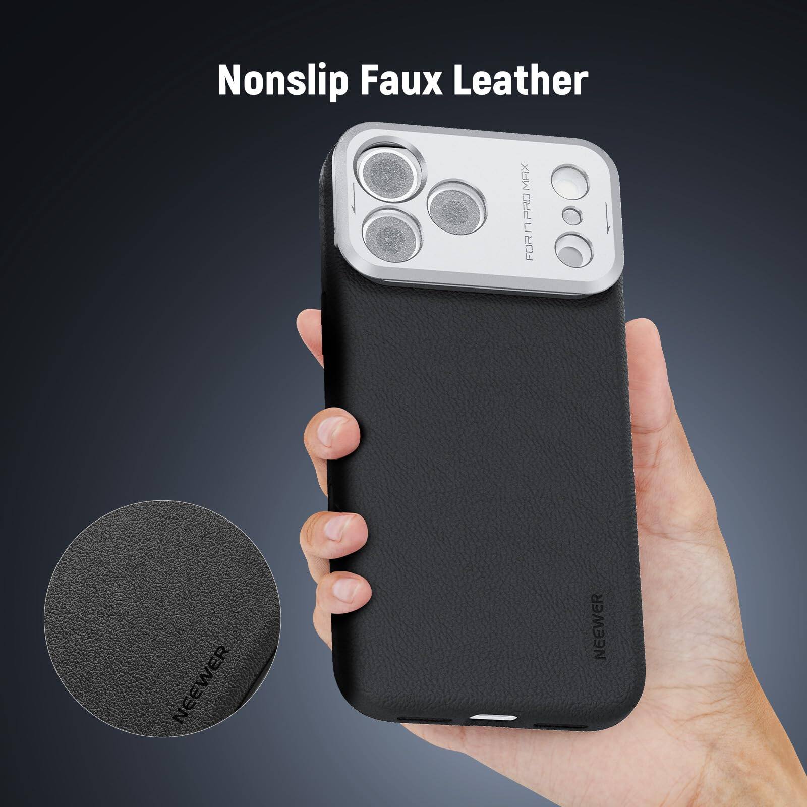 Nonslip Faux Leather  
FOR IPHONE 13 PRO MAX  
NEEWER