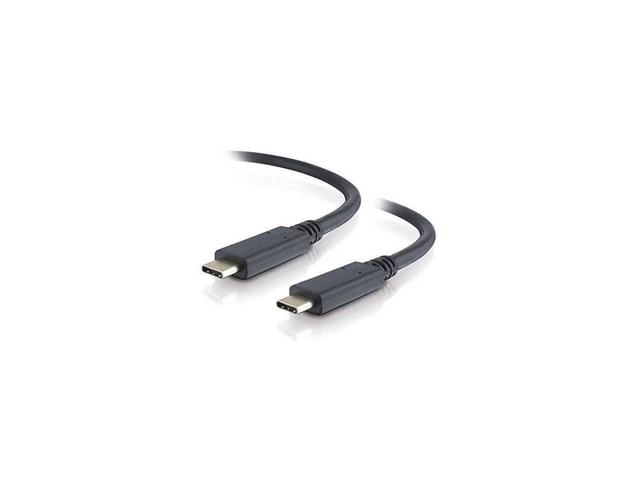 Alt View 10. Cables to Go - C2G 1M USB-C to USB-C 3.1 Cable USB Type-C Cable USB Type-C Cable - Black.