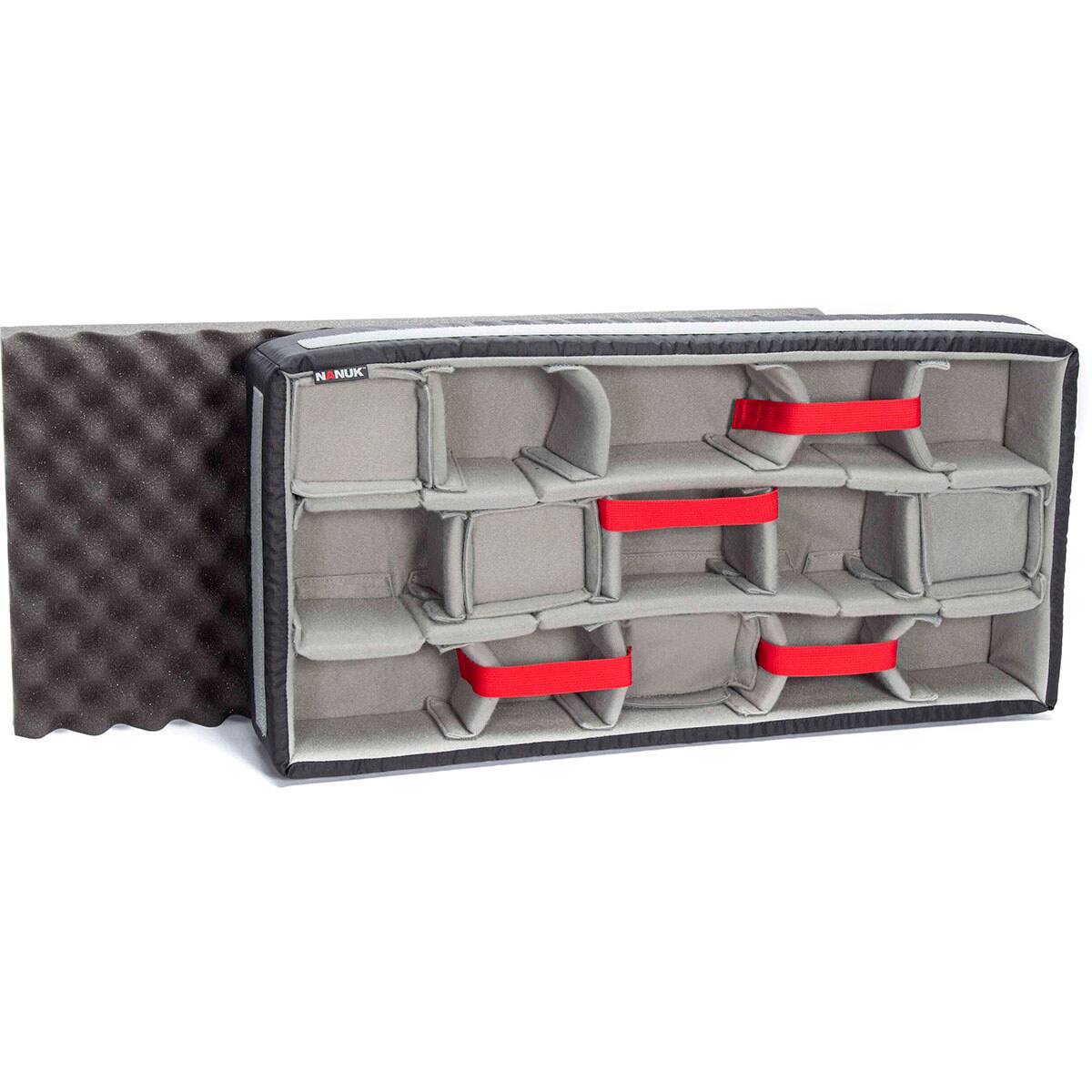 Alt View 7. NANUK - Nanuk 980 Waterproof Hard Case with Padded Divider, Black.
