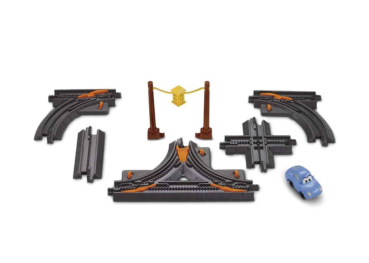 Alt View 1. Fisher Price - Geotrax Cars Track Pack with SALLY - Includes two 6 inch straights, one 3 inch straight, two 6 inch curves & more - Multi.