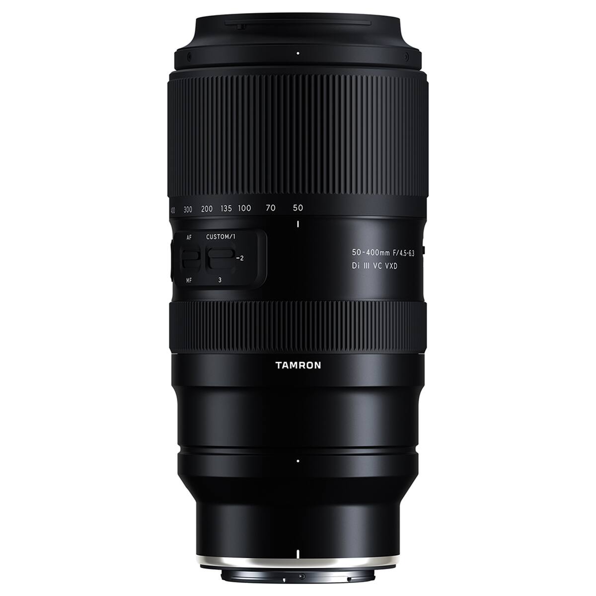 50-400mm F/4.5-6.3 Di III VC VXD  
AF  
CUSTOM/1  
-2  
3  
TAMRON