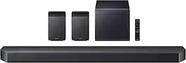 Samsung - Q-Series Soundbar HW-Q990F 11.1.4 ch w/ Subwoofer and Rear Speaker - Graphite Black