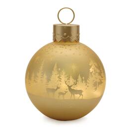 BreeBe - LED Deer Forest Ornament Decor 11"H - Gold