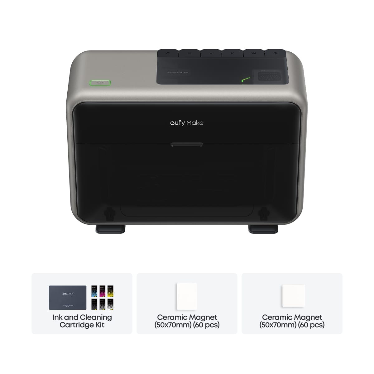 eufyMake - UV Printer Material Kit Bundle with Ink and Ceramic Magnets