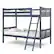 Alt View 11. Storkcraft - Caribou Solid Hardwood Twin Bunk Bed - Navy.