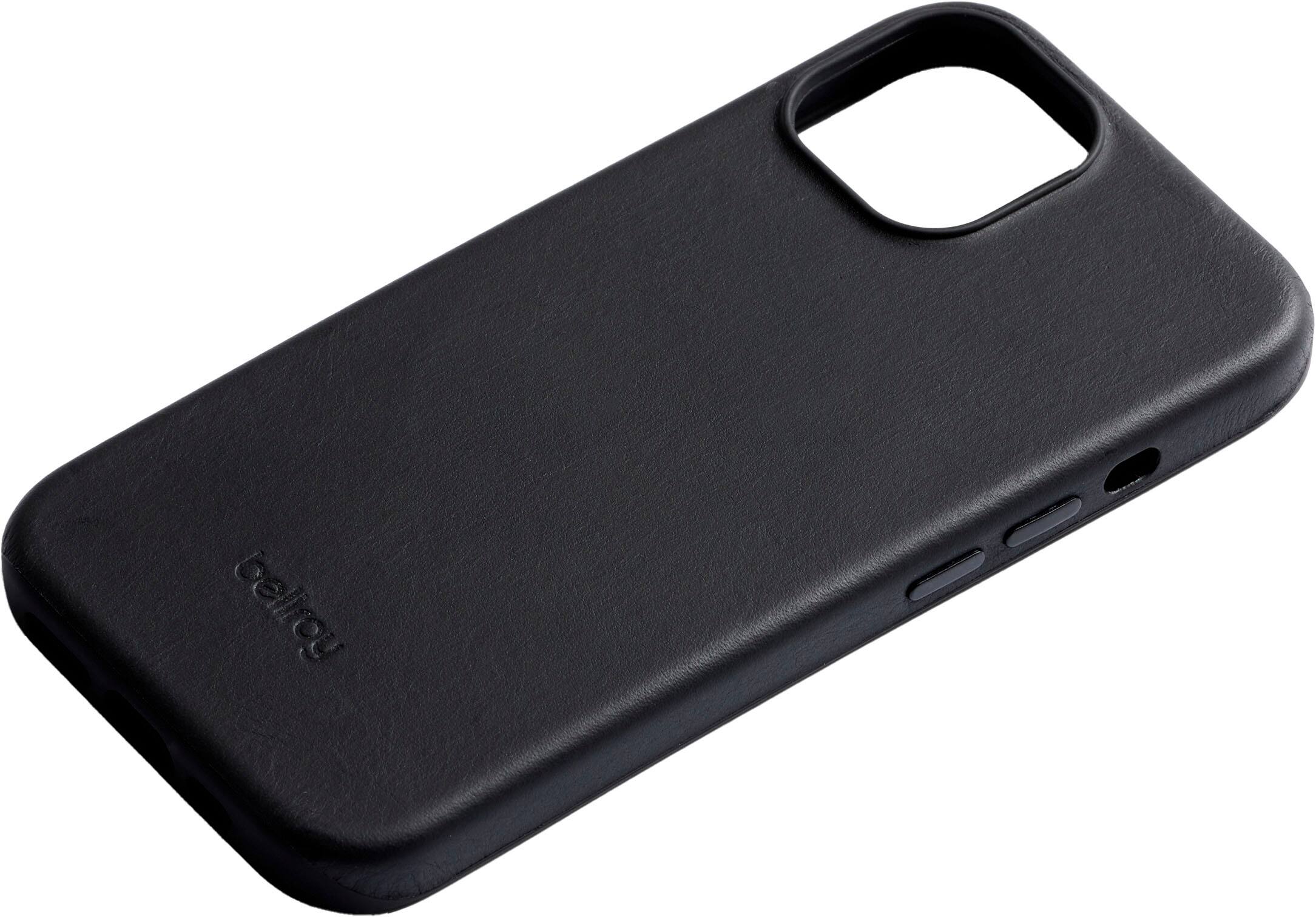 Left. Bellroy - iPhone 15 Leather Phone Case - Black.