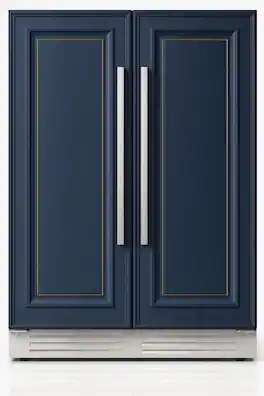 Ca'Lefort - 24 Inch Panel Ready Wine and Beverage Refrigerator - 60 Can and 20 Bottle Wine Fridge Dual Zone (Panels Not Included) - Stainless Steel