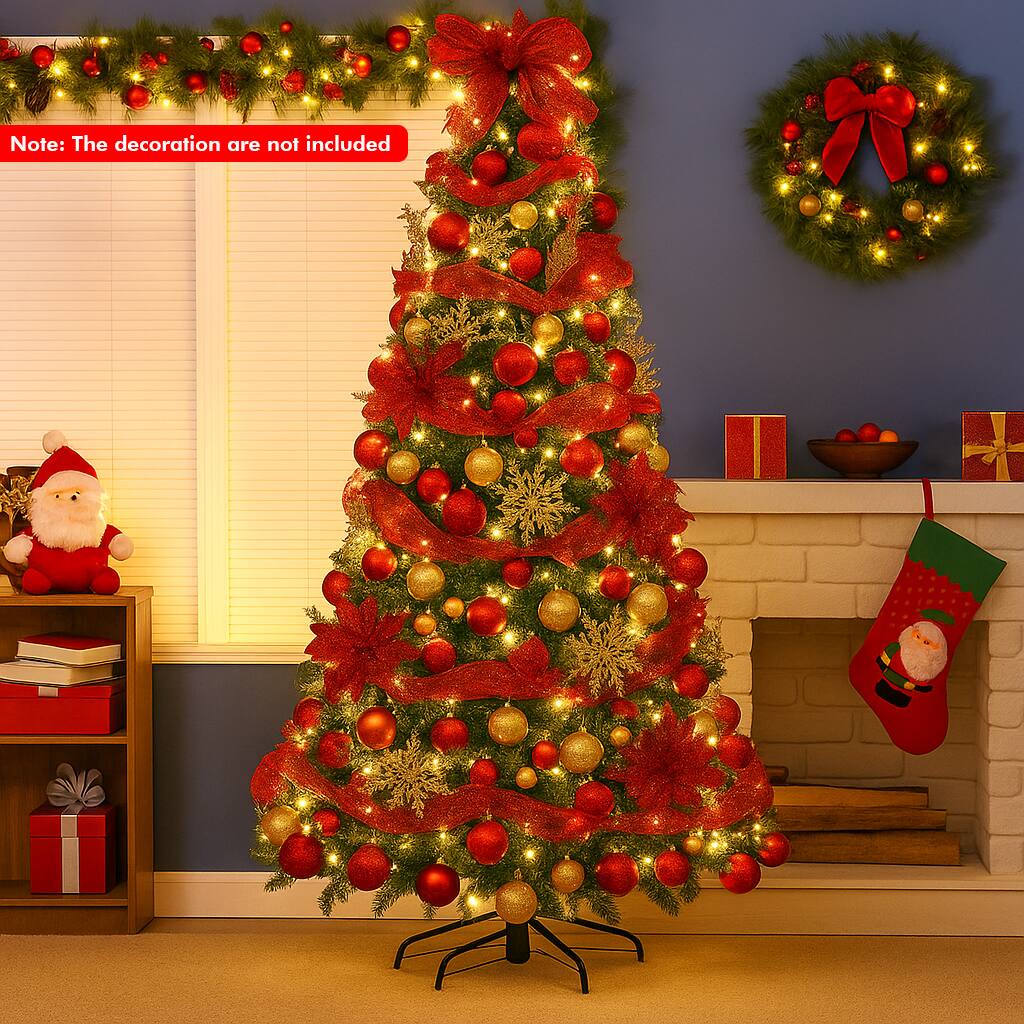 Note: The decorations are not included