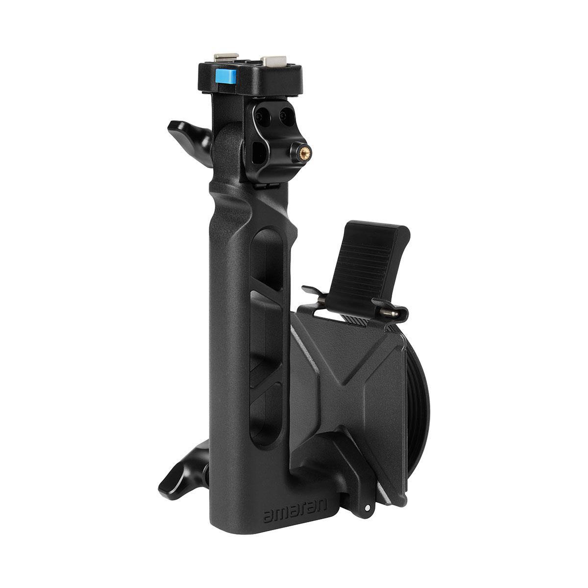 Alt View 7. Amaran - amaran Ray 60c 60W RGB Full-Color Point-Source COB LED Video Light.