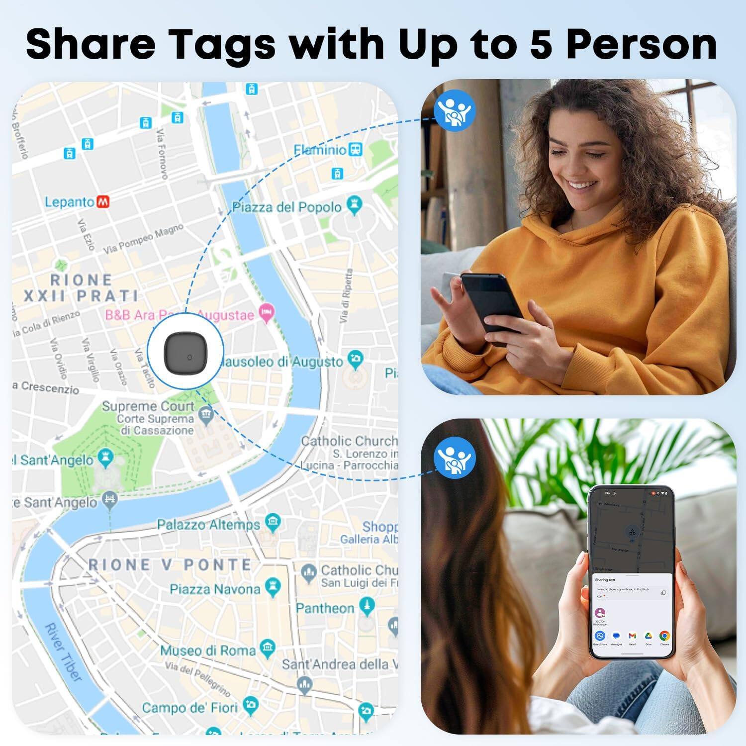 Share Tags with Up to 5 Person

ZF Brofferio Via A Eleminio Fornovo A Lepanto M I Piazza del Popolo Via Magno Ezio Via Pompeo RIONE Ripette XXII PRATI di civO Rienzo B&B Ara Puglise Via Cola di la Via Via Via Via ausoleo di Ovidio Virgilio Augusto Orazio Tacito Pi a Crescenzio Supreme Court E Corte Suprema di Cassazione Catholic Church S. Lorenzo r l Sant'Angelo Lucina Parrocchia Sant H e Sant'Angelo Palazzo 1 Altemps Shopp Galleria Alt RIONE V PONTE Catholic Chu San Luigi dei FI Piazza Navona Pantheon River Museo di Roma Tiber Via Sant Andrea della V del pellegrino de' Fiori t Campo t Caie