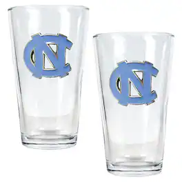 Great American Products - North Carolina Tar Heels 16oz. Pint Glass Set - Multicolor