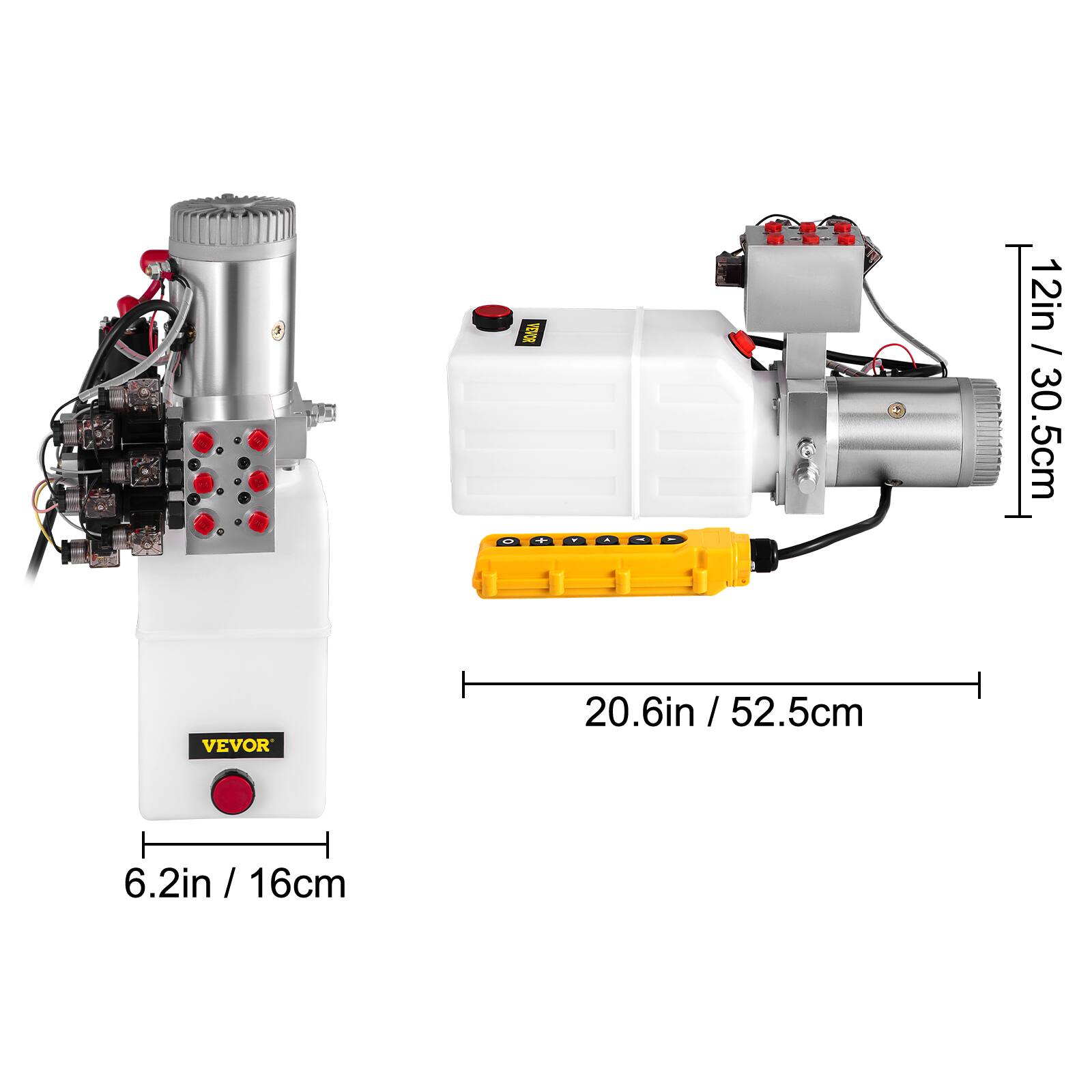 VEVOR

VEVOR N 20.6in / 52.5cm

12in / 2in / 30.5cm

6.2in / 16cm