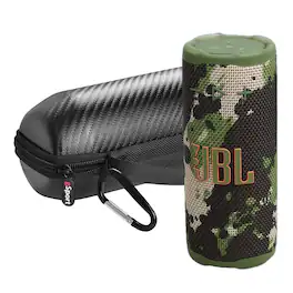 JBL - Grip Compact Portable Bluetooth Speaker Bundle with gSport Case - Camouflage