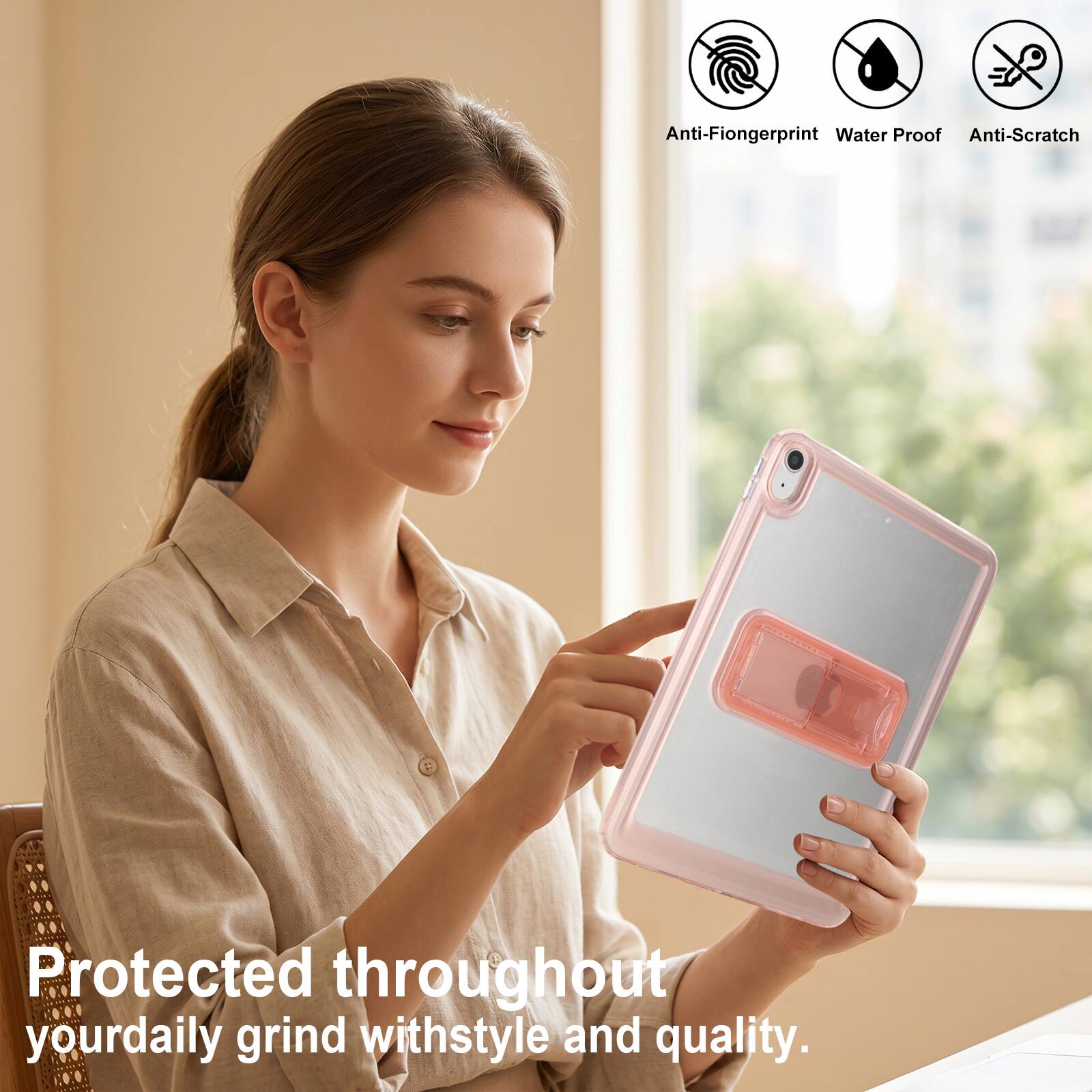 Anti-Fingerprint Water Proof Anti-Scratch Protected throughout your daily grind with style and quality.
