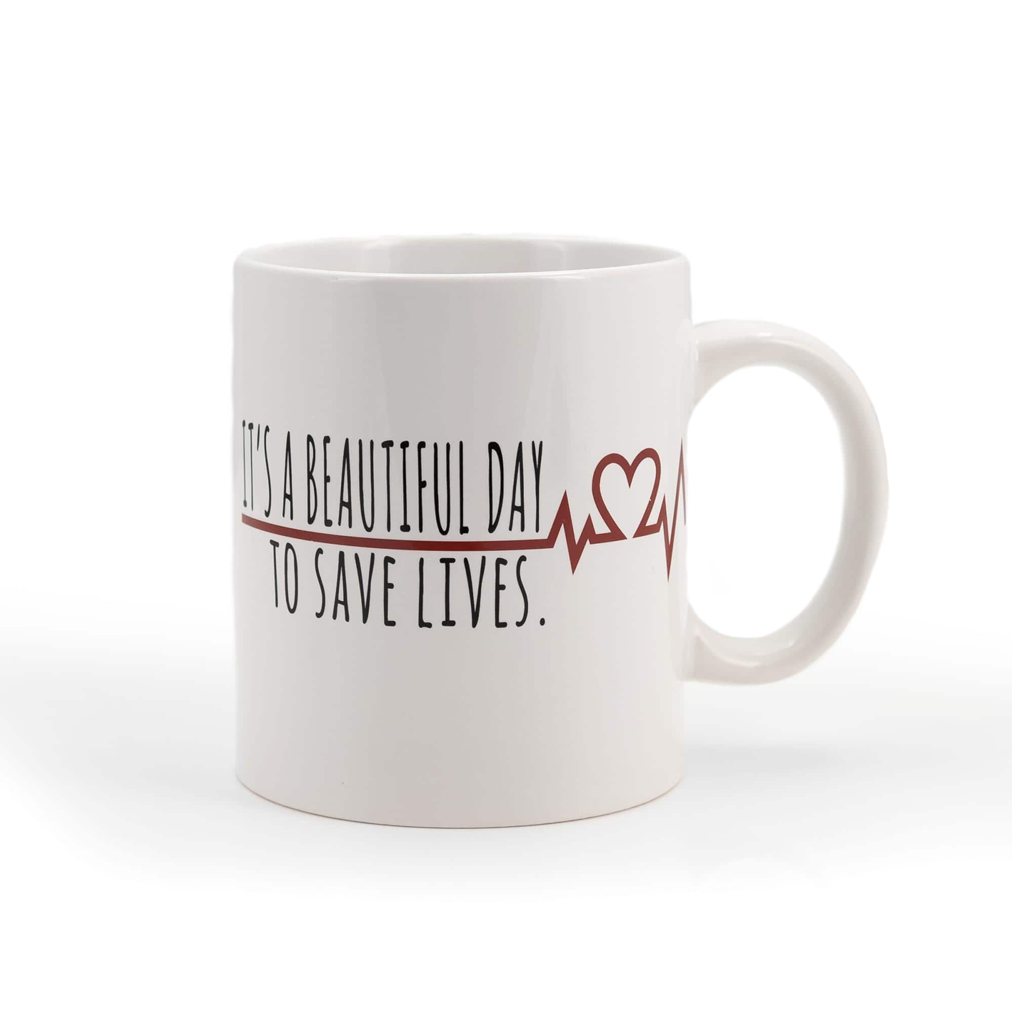 Surreal Entertainment - Greys Anatomy Derek Coffee Mug | It's A Beautiful Day To Save Lives | 16 Ounces - Multi-Color price history on PriceWatchPro