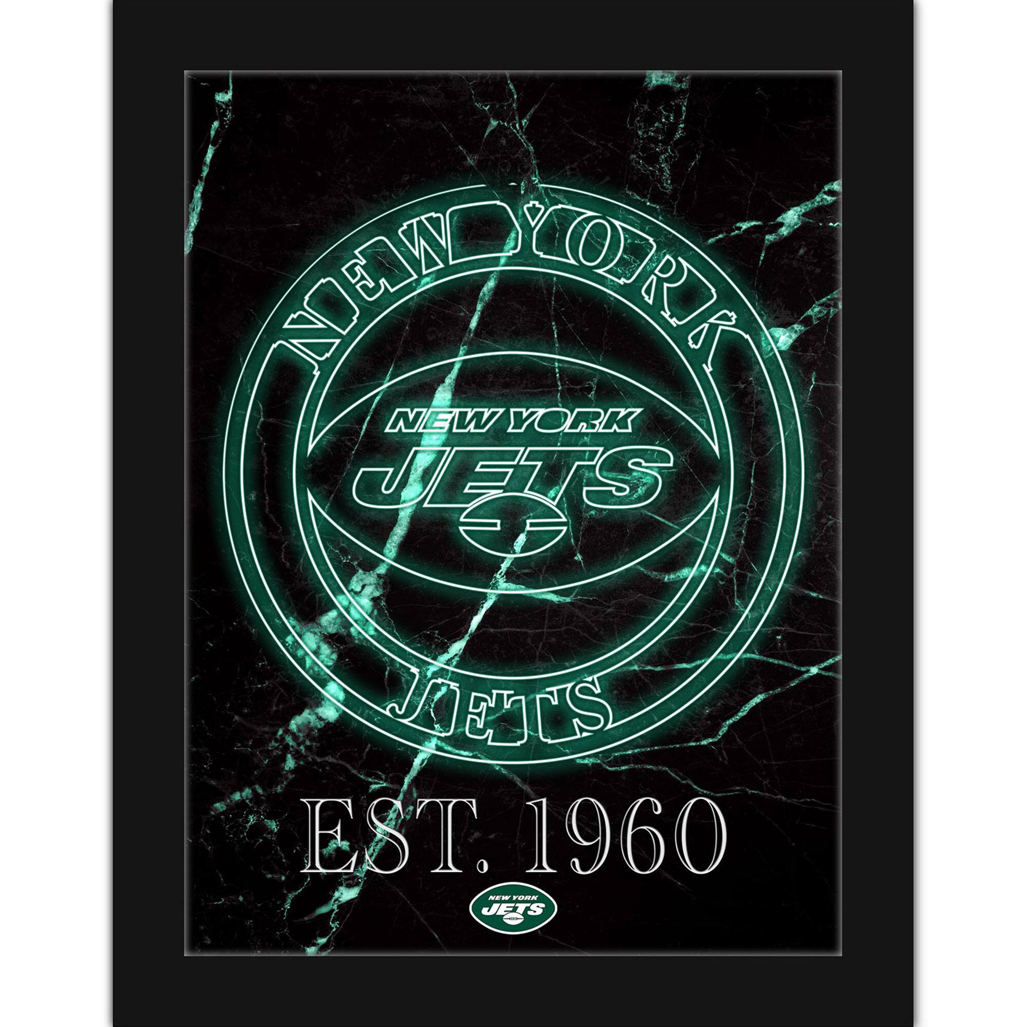 Black 12'' x 16'' Framed Circle Logo Print