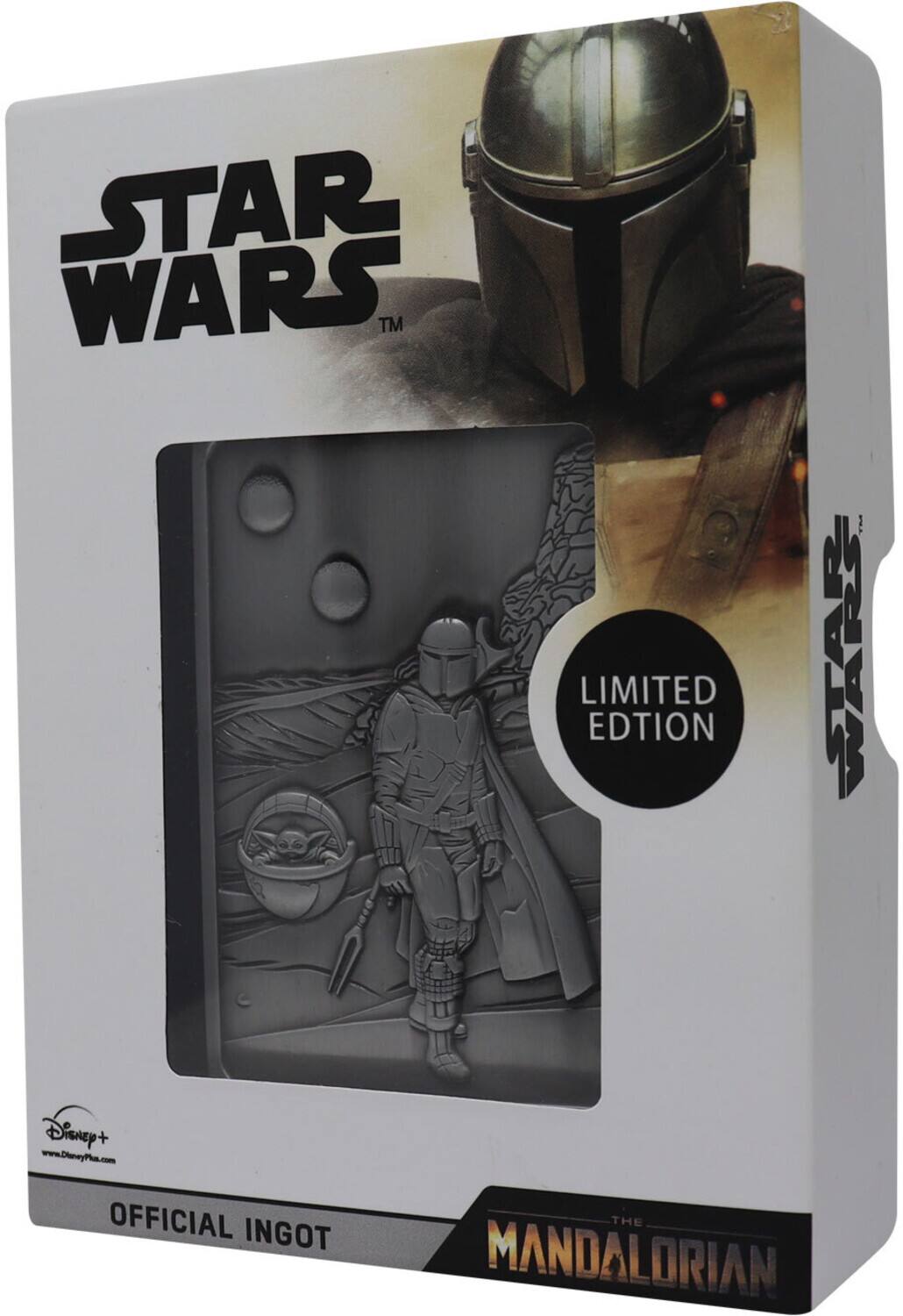 STAR WARS™ LIMITED EDITION  
OFFICIAL INGOT  
THE MANDALORIAN  
Disney+  
www.DisneyPlus.com