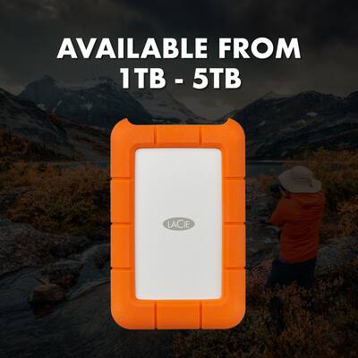 LaCie Rugged 2TB External USB C, USB 3.1 Gen 1 Portable Hard Drive LaCie Rugged 2TB External USB C, USB 3.1 Gen 1 Portable Hard Drive