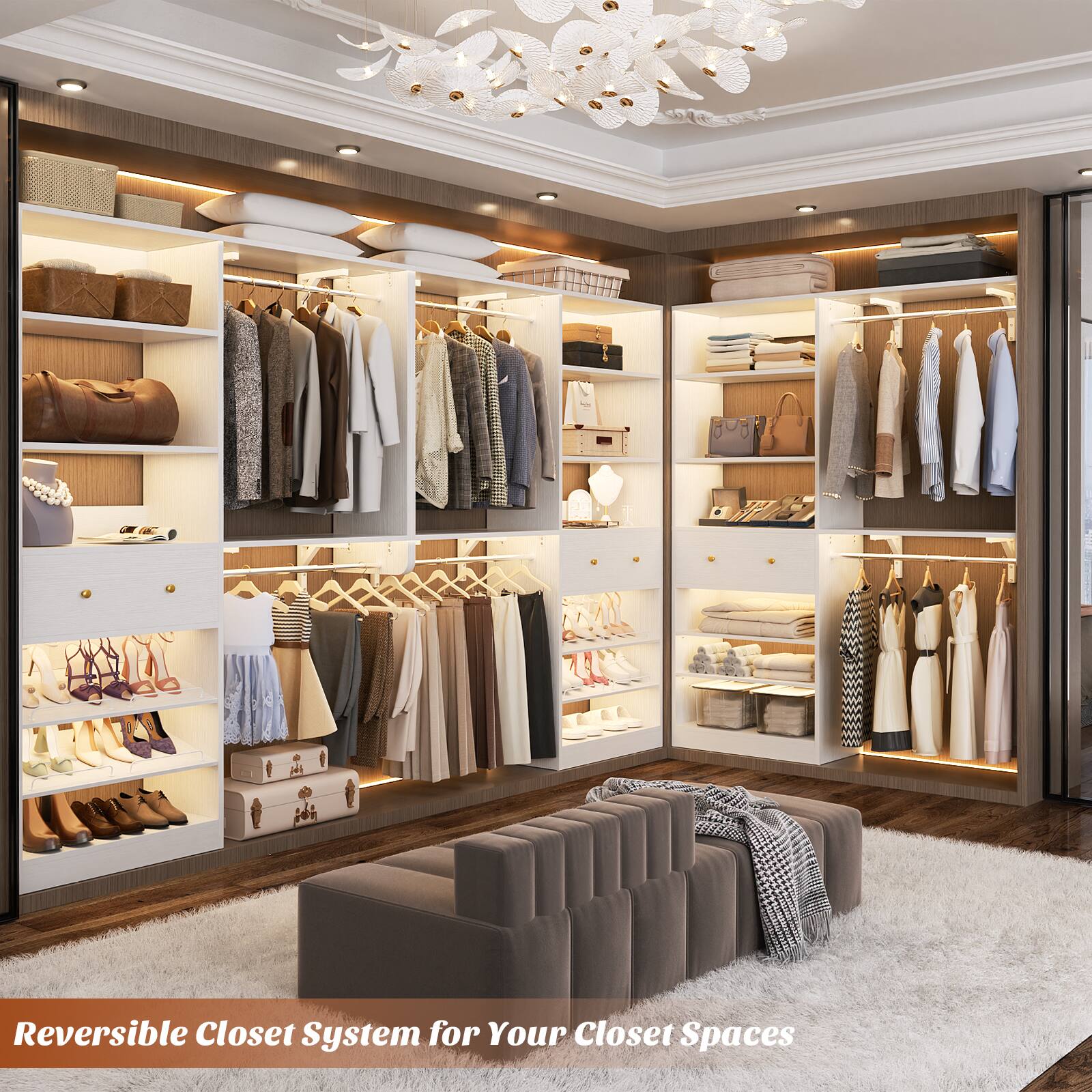 Reversible Closet System for Your Closet Spaces