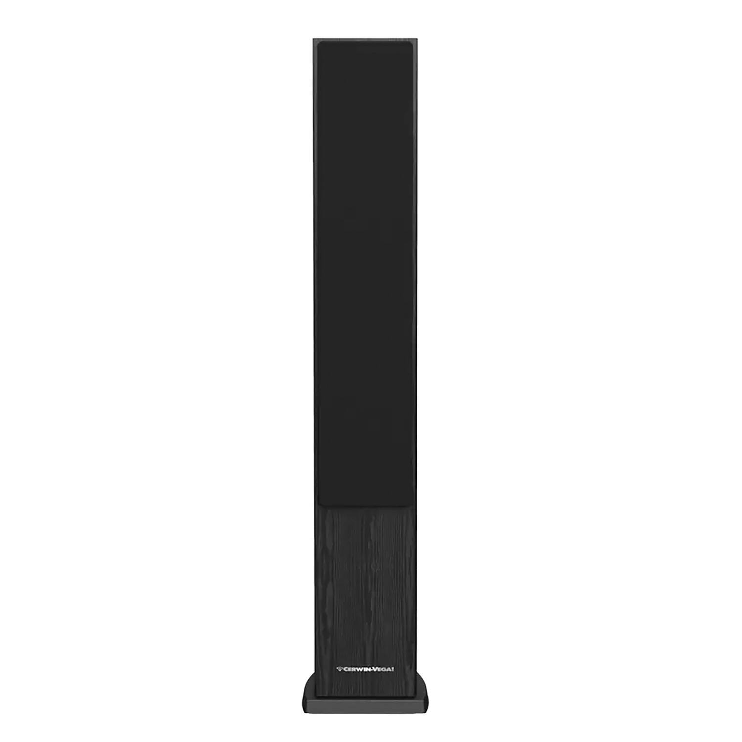 Front. Cerwin Vega - Cerwin-vega La44b La Series 280-watt-peak La44 3-way Tower Speaker - Black.