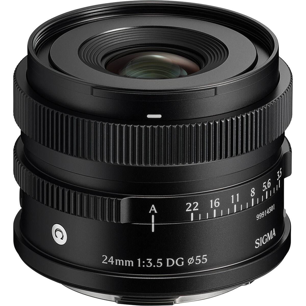 35 8 5.6 16 11 A 22 99914301 I I SIGMA 24mm 1:3.5 DG 55