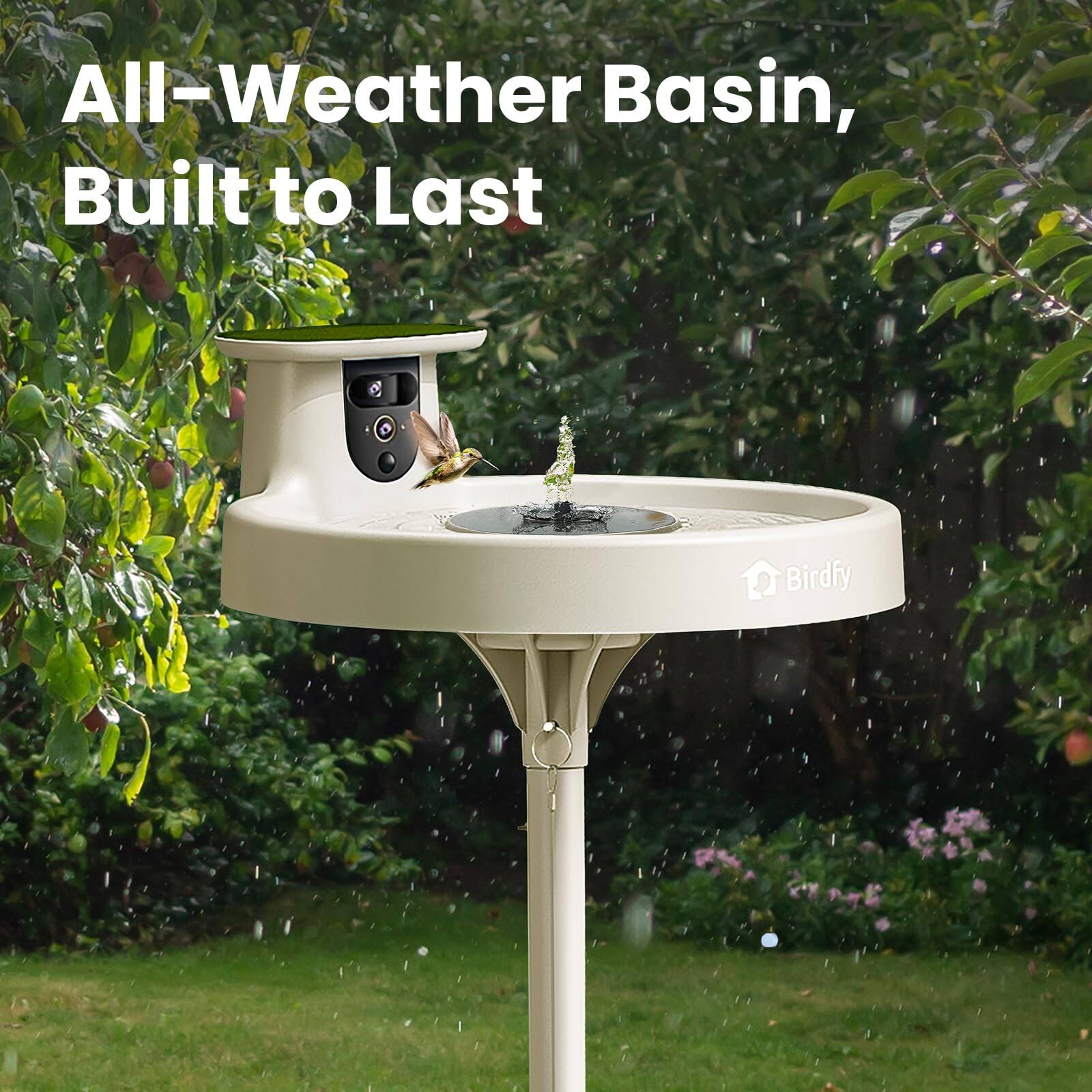 All-Weather Basin, Built to Last

Birdfy