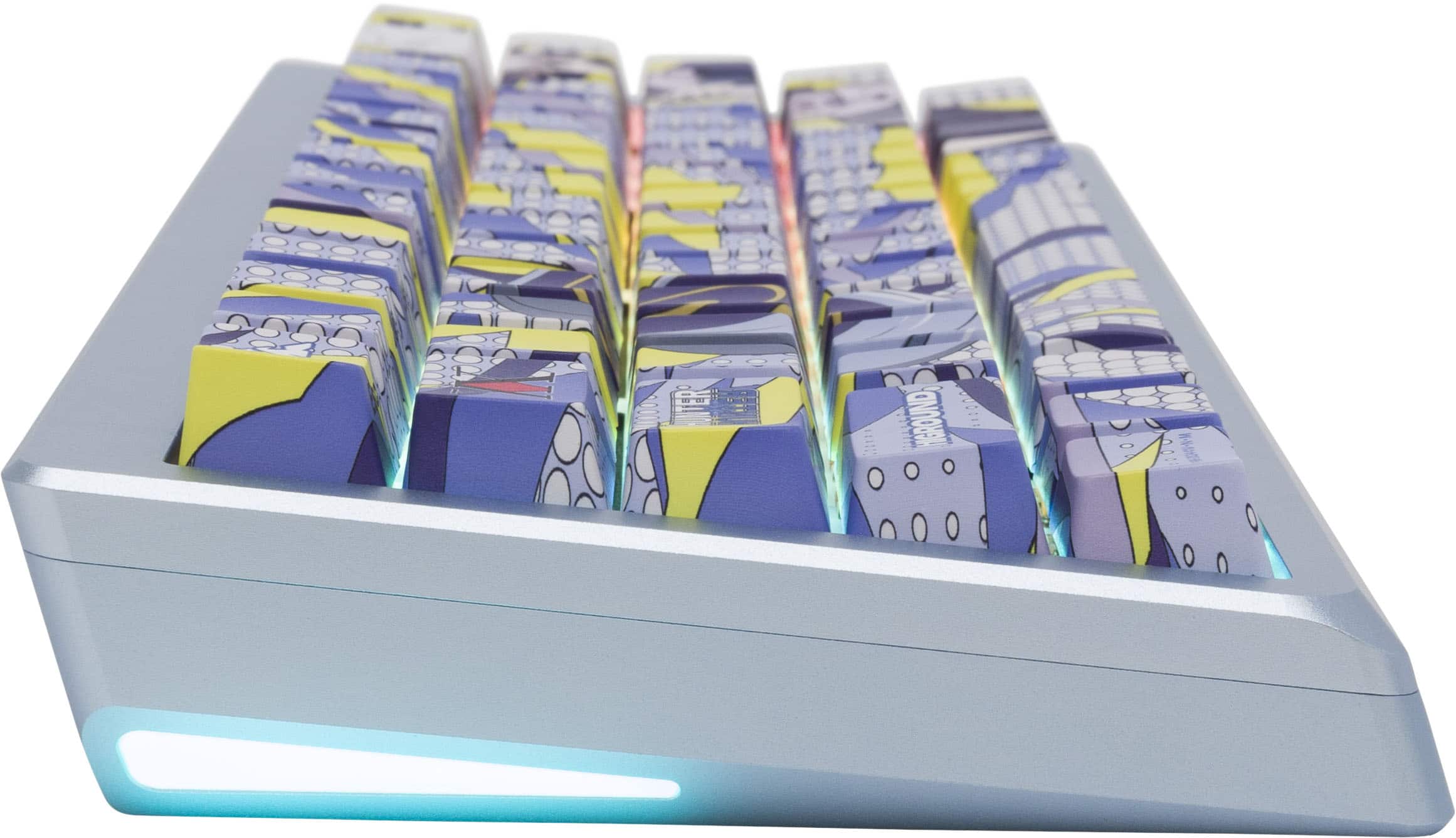 Alt View 11. Higround - Hunter x Hunter Summit 2.0 65 65% Wired Mechanical Prelubed TTC Venus Linear Switch w/ CNC Aluminum Frame - Killua.