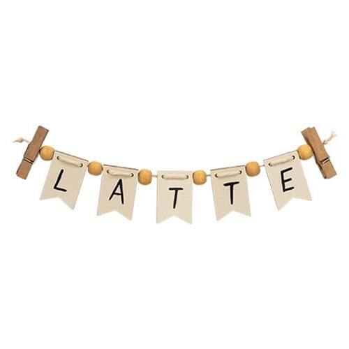 Front. BreeBe - *Latte Mini Clip Banner - Brown.